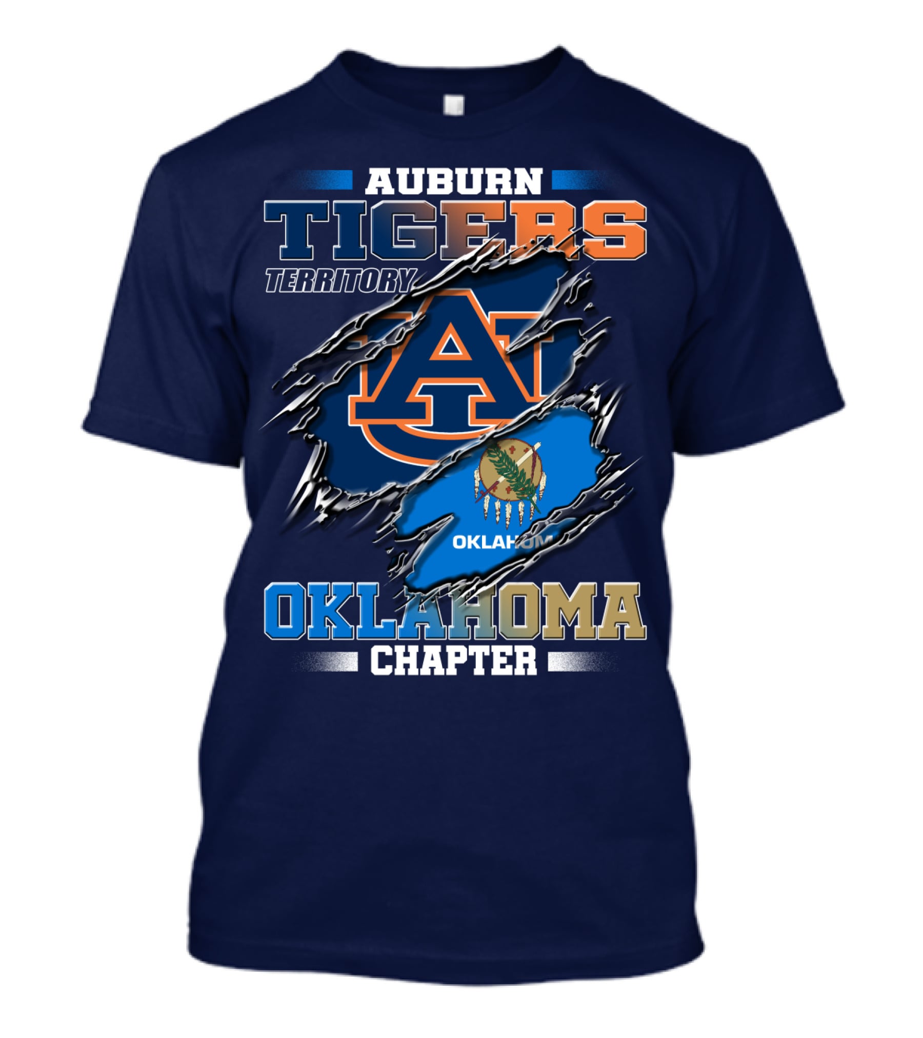 Auburn Tigers Territory Oklahoma Chapter T-Shirt