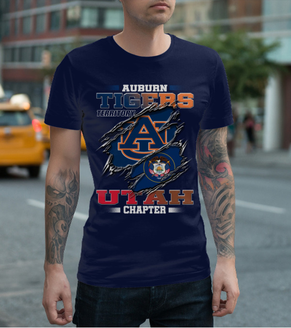 Auburn Tigers Territory Utah Chapter T-Shirt