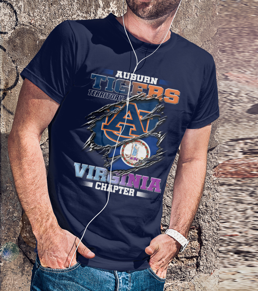 Auburn Tigers Territory Virginia Chapter T-Shirt