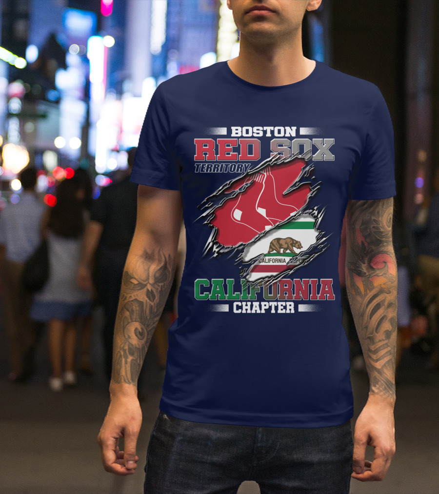 Boston Red Sox Territory California Chapter T-Shirt