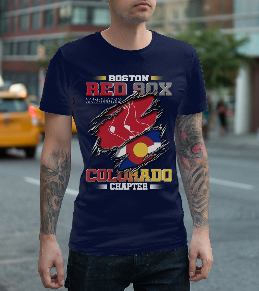 Boston Red Sox Territory Colorado Chapter T-Shirt