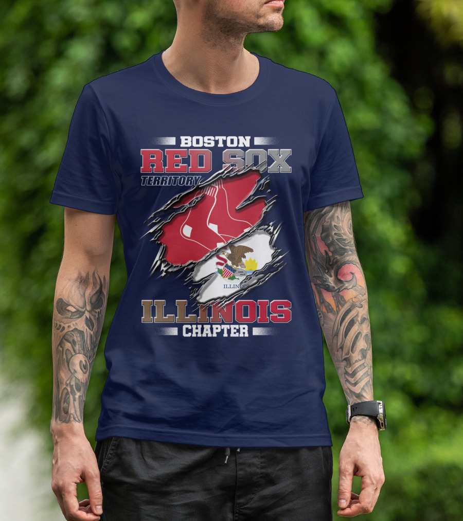 Boston Red Sox Territory Illinois Chapter T-Shirt