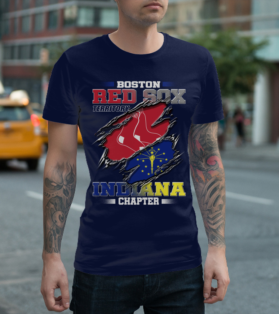 Boston Red Sox Territory Indiana Chapter T-Shirt