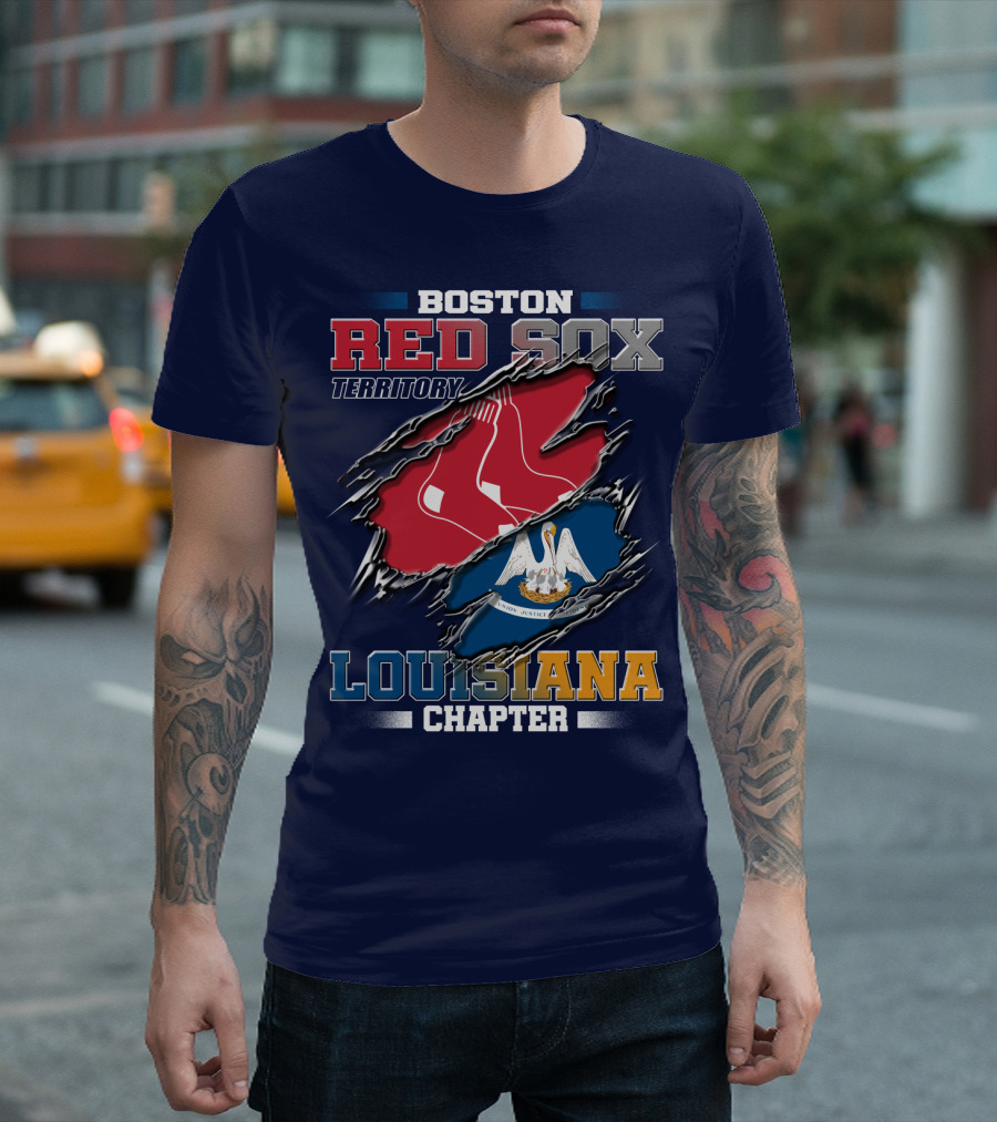 Boston Red Sox Territory Louisiana Chapter T-Shirt