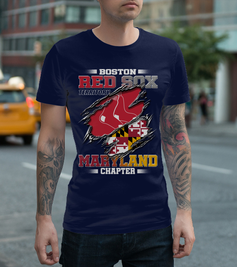 Boston Red Sox Territory Maryland Chapter T-Shirt