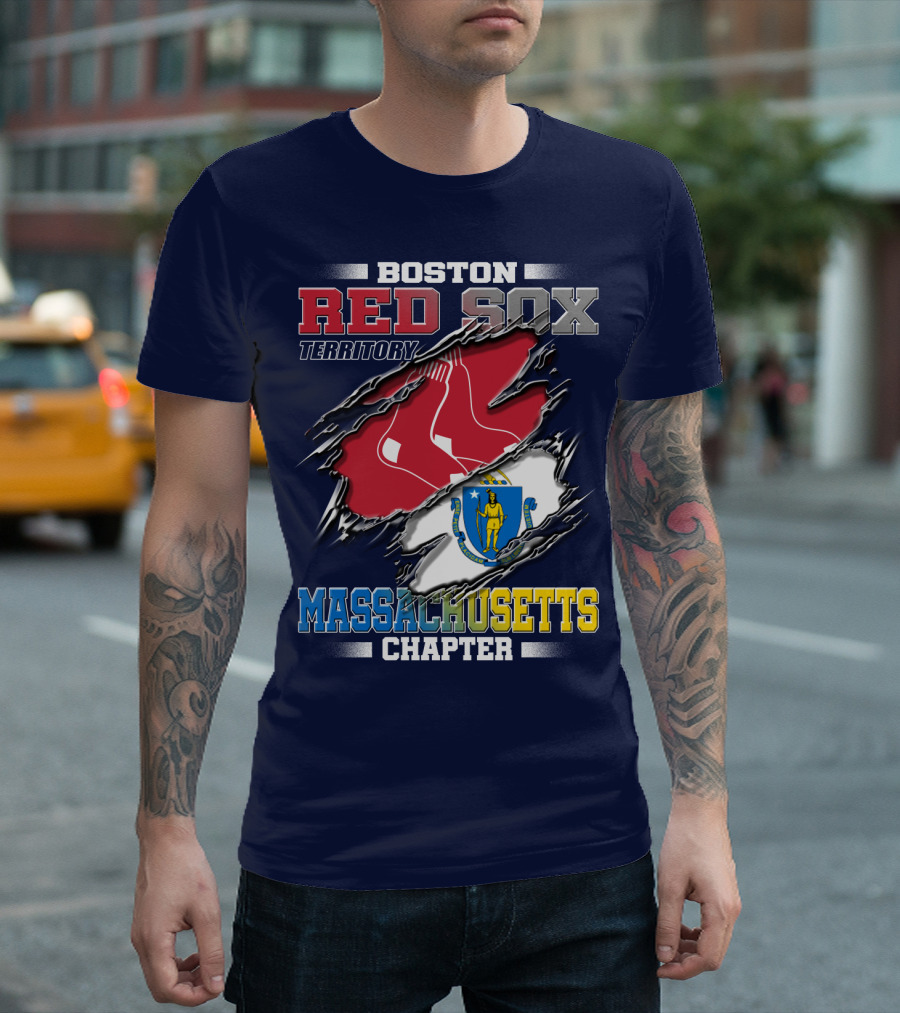 Boston Red Sox Territory Massachusetts Chapter T-Shirt