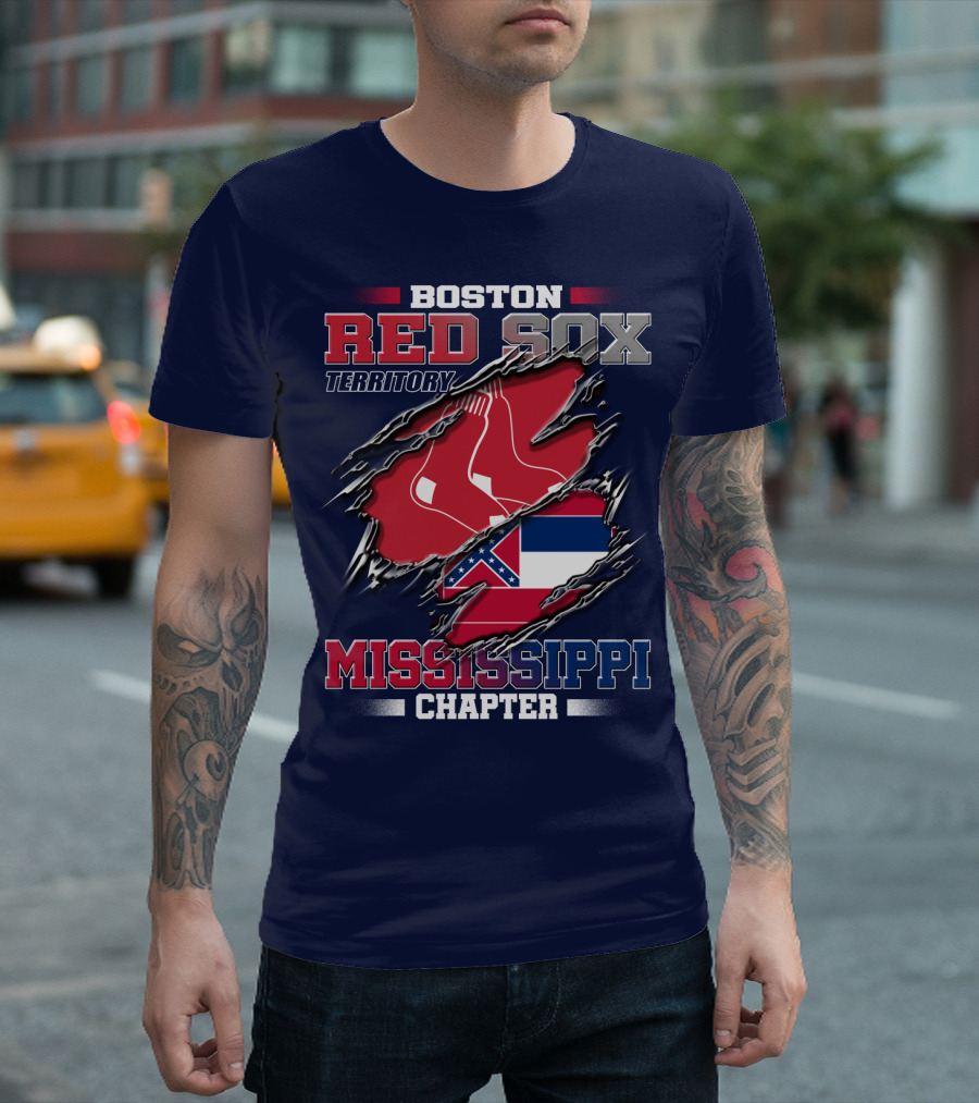 Boston Red Sox Territory Mississippi Chapter T-Shirt