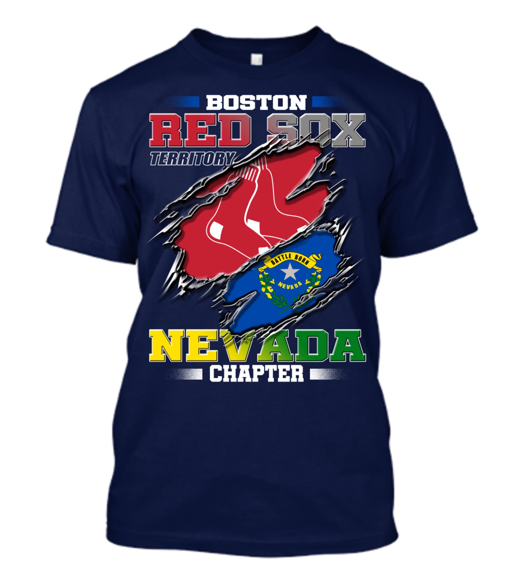 Boston Red Sox Territory Nevada Chapter T-Shirt