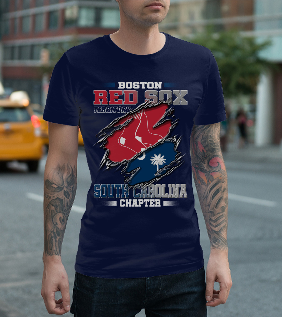 Boston Red Sox Territory South Carolina Chapter T-Shirt