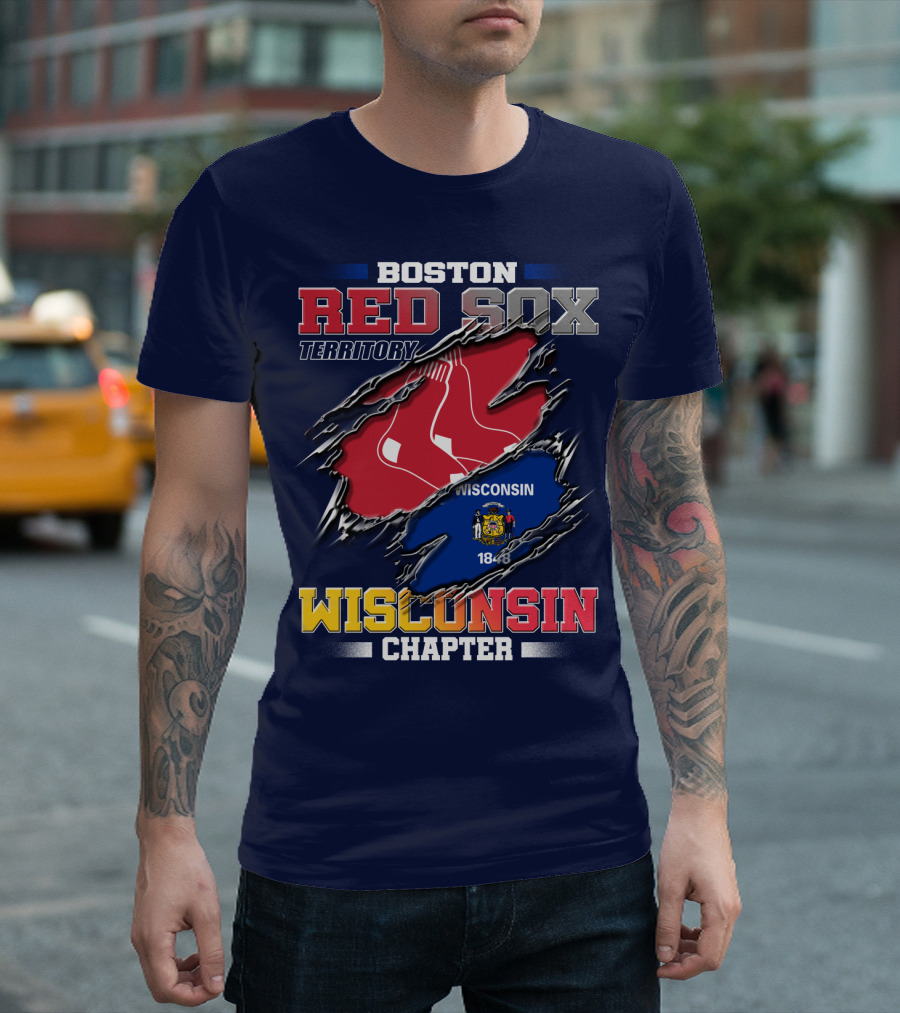 Boston Red Sox Territory Wisconsin Chapter 1848 T-Shirt