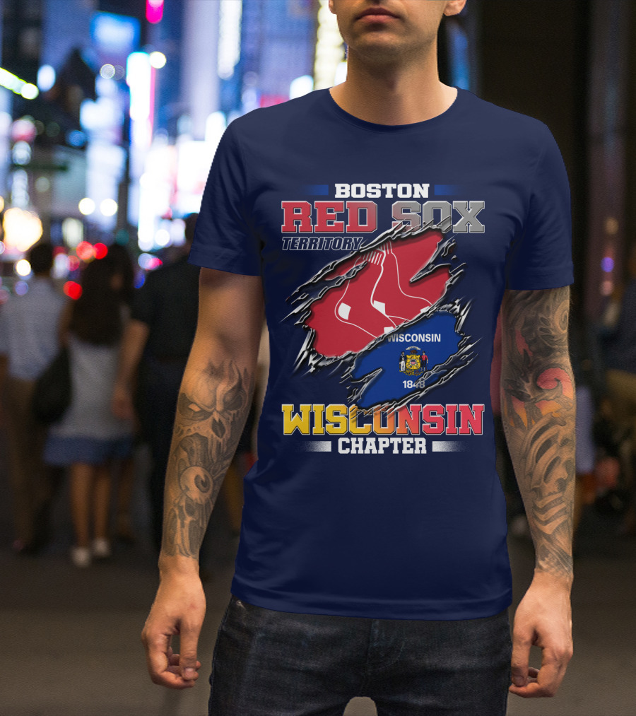 Boston Red Sox Territory Wisconsin Chapter 1848 T-Shirt