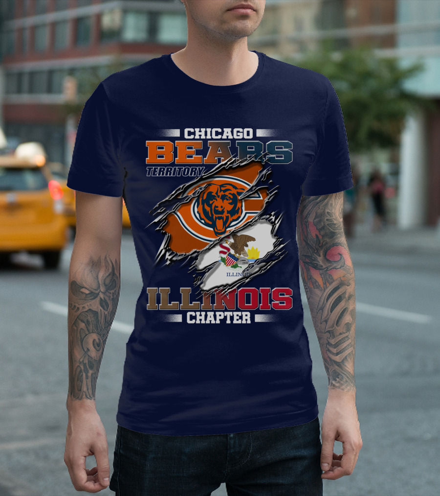 Chicago Bears Territory Illinois Chapter T-Shirt