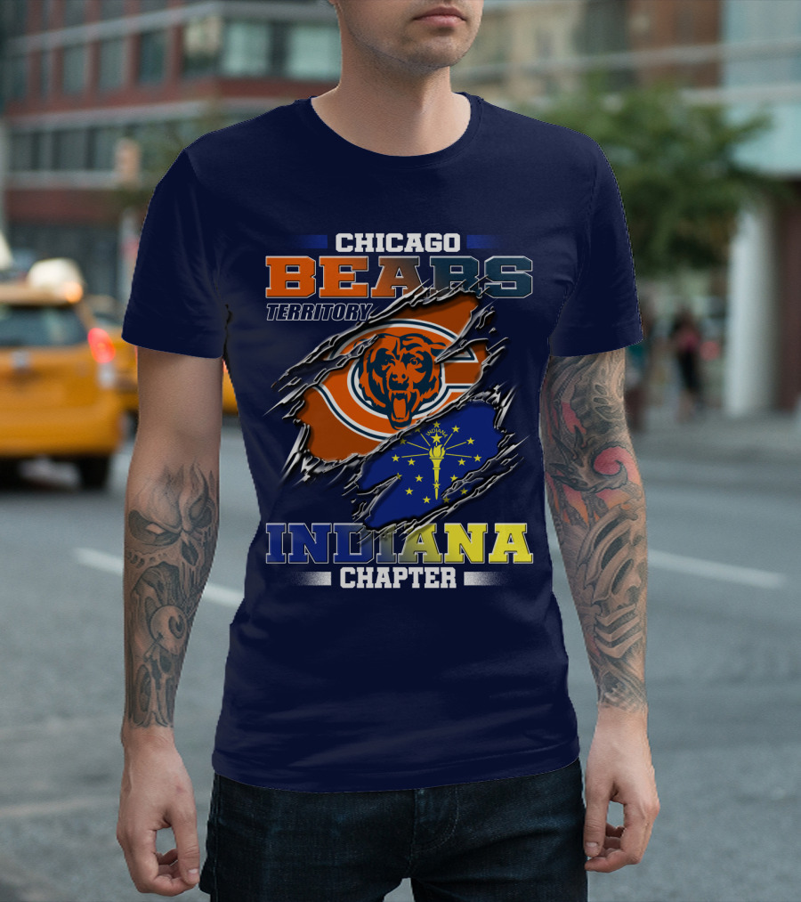 Chicago Bears Territory Indiana Chapter T-Shirt