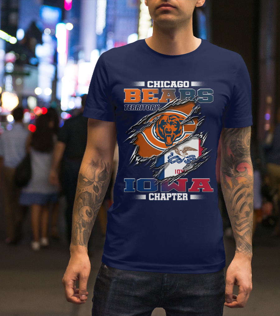 Chicago Bears Territory Iowa Chapter T-Shirt