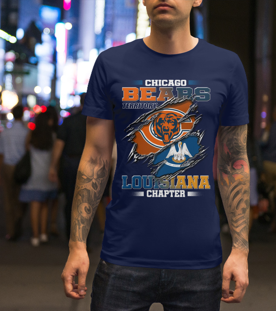Chicago Bears Territory Louisiana Chapter T-Shirt