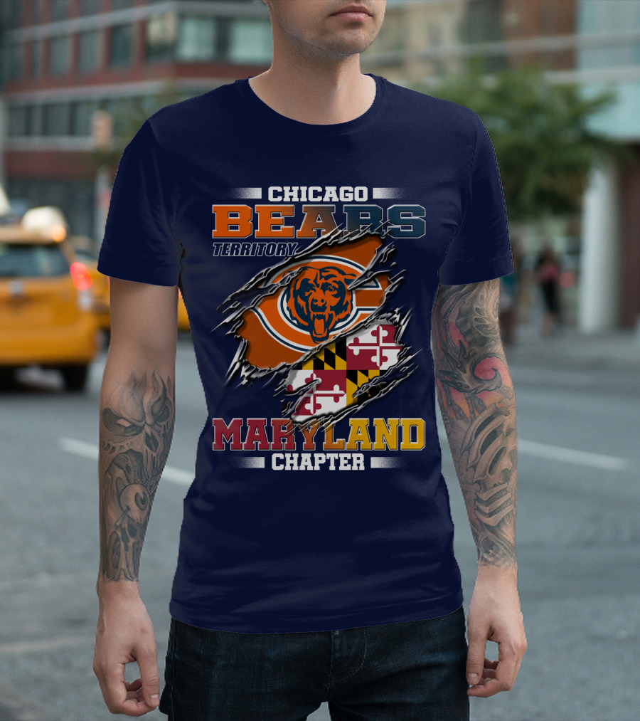 Chicago Bears Territory Maryland Chapter T-Shirt