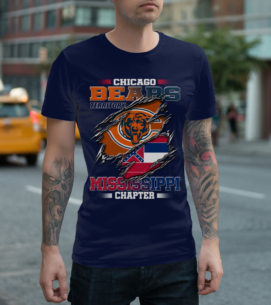 Chicago Bears Territory Mississippi Chapter T-Shirt