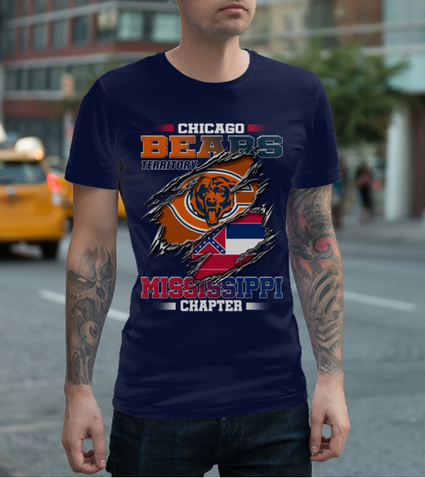 Chicago Bears Territory Mississippi Chapter T-Shirt