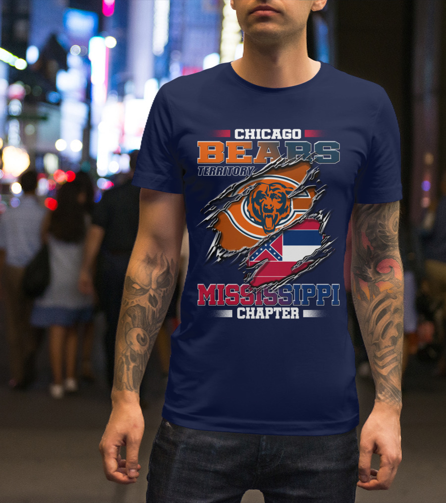 Chicago Bears Territory Mississippi Chapter T-Shirt