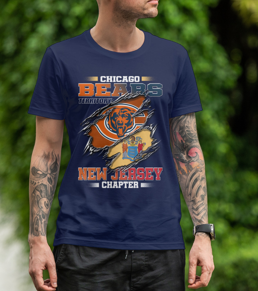 CHICAGO BEARS TERRITORY NEW JERSEY CHAPTER T-Shirt