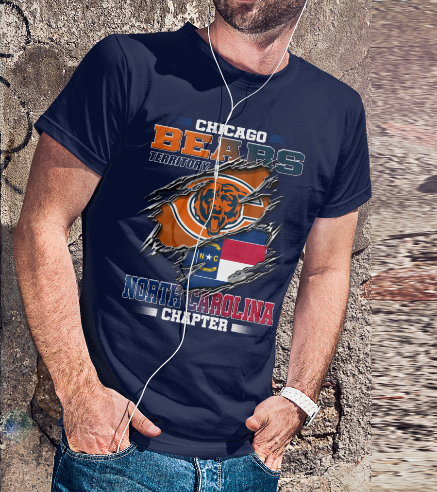 Chicago Bears Territory North Carolina Chapter T-Shirt