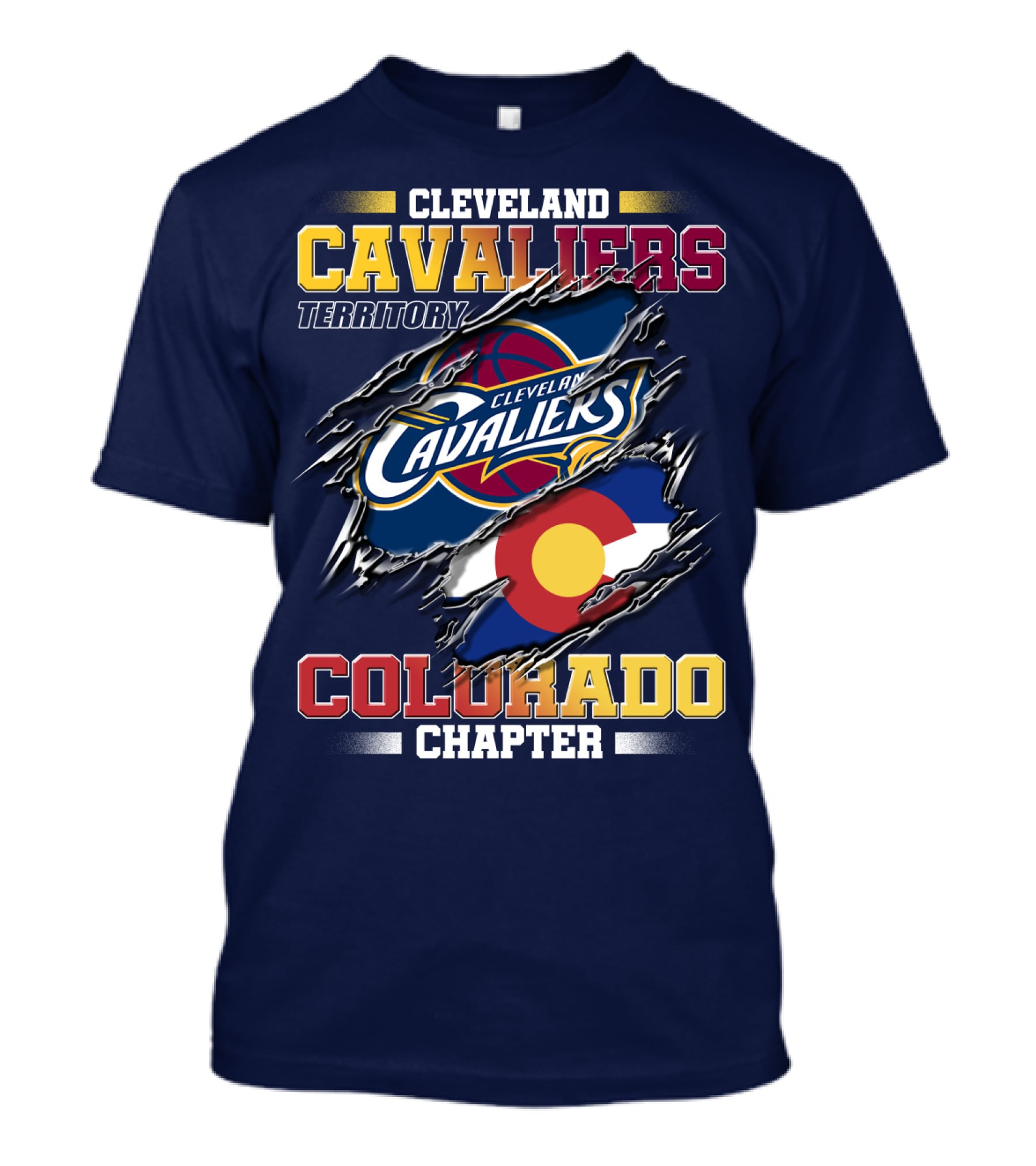 Cleveland Cavaliers Territory Colorado Chapter T-Shirt