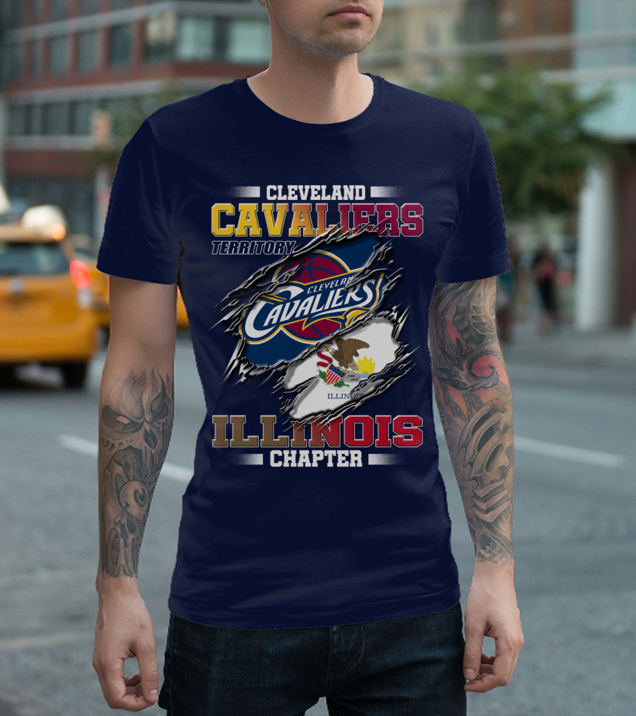 Cleveland Cavaliers Territory Illinois Chapter T-Shirt