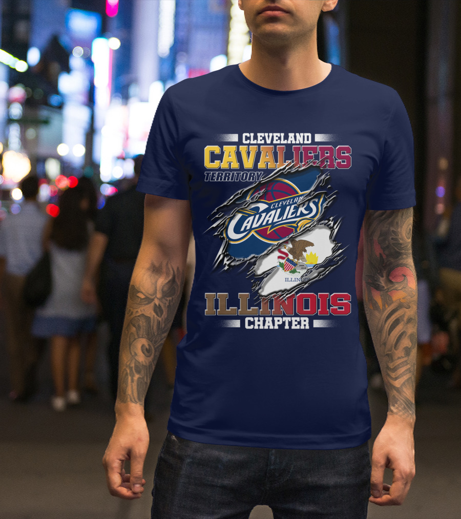 Cleveland Cavaliers Territory Illinois Chapter T-Shirt