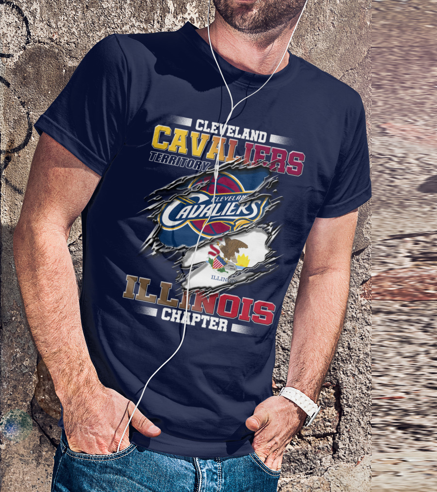 Cleveland Cavaliers Territory Illinois Chapter T-Shirt