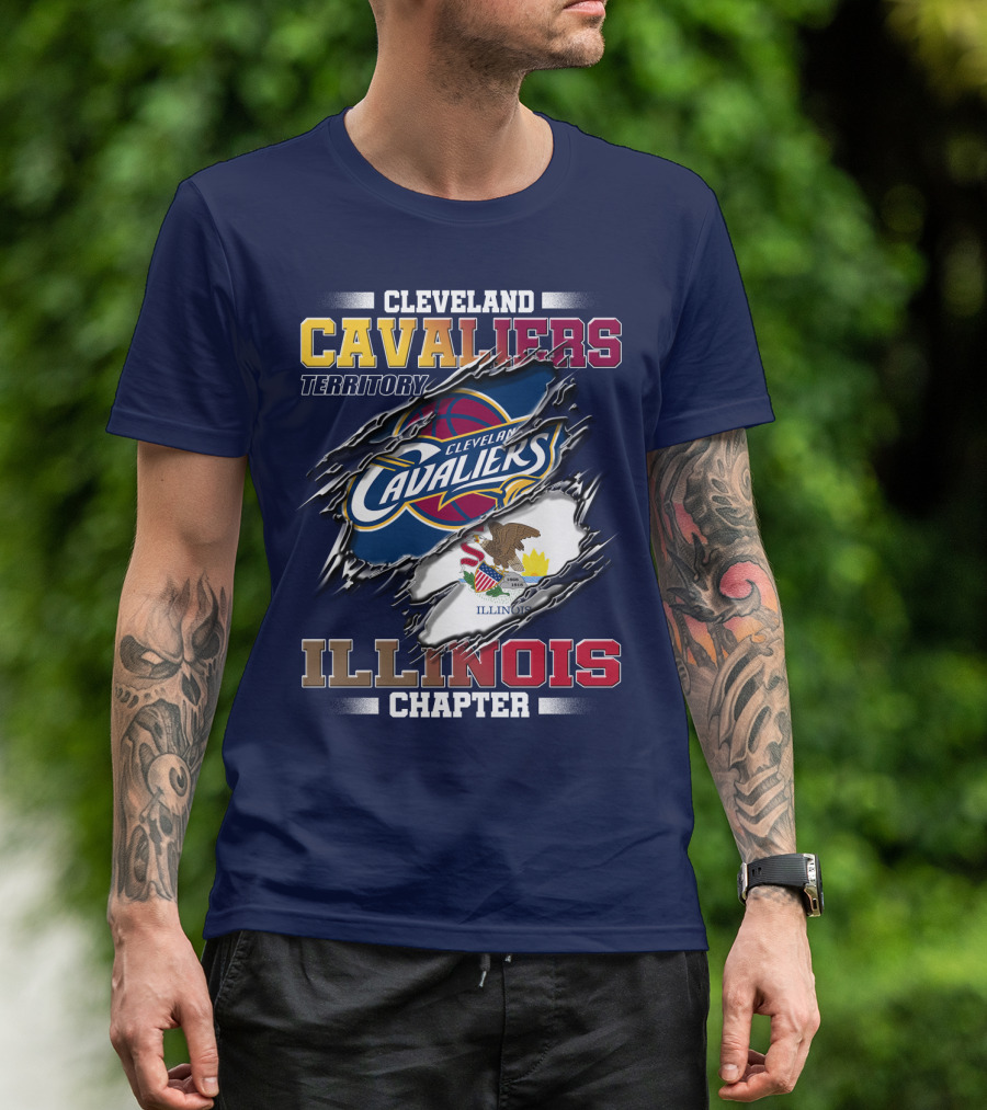 Cleveland Cavaliers Territory Illinois Chapter T-Shirt