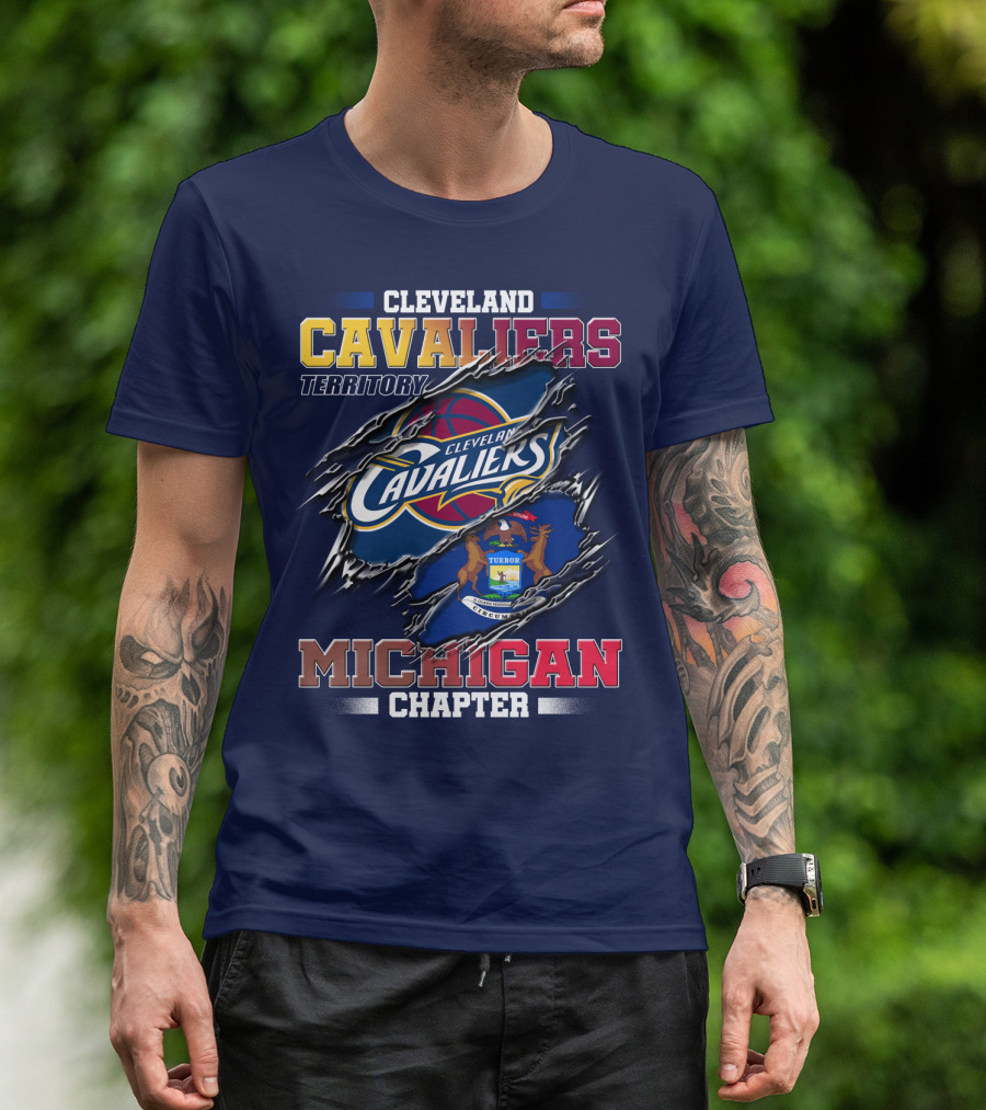 Cleveland Cavaliers Territory Michigan Chapter T-Shirt
