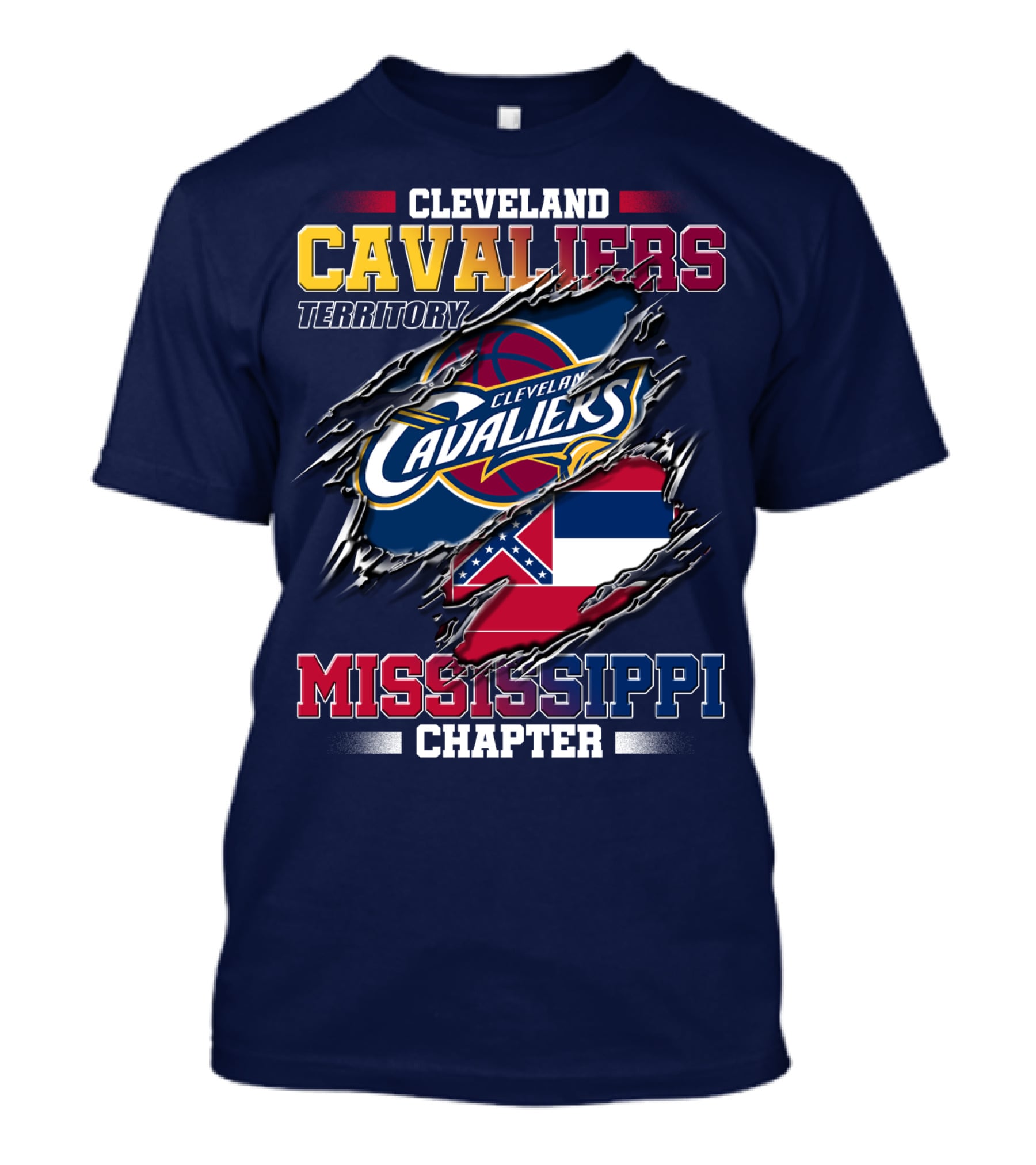Cleveland Cavaliers Territory Mississippi Chapter T-Shirt