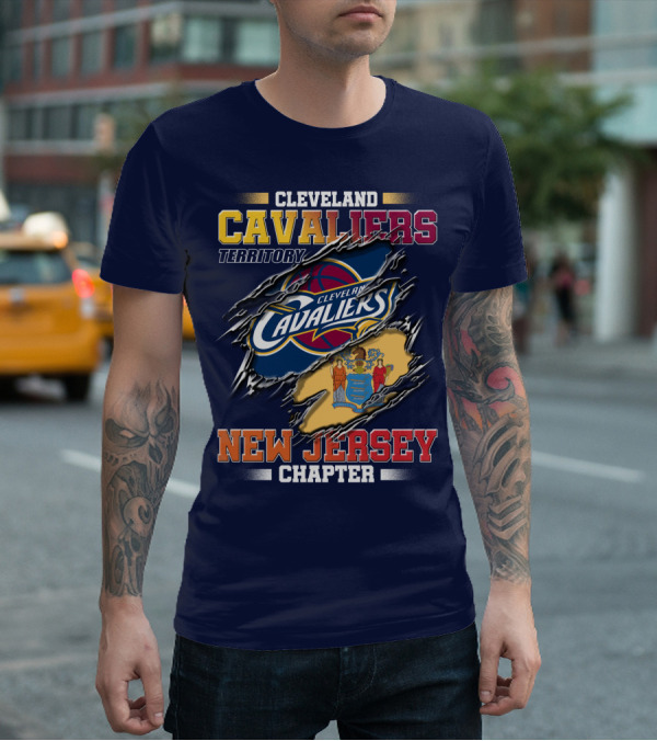 Cleveland Cavaliers Territory New Jersey Chapter T-Shirt