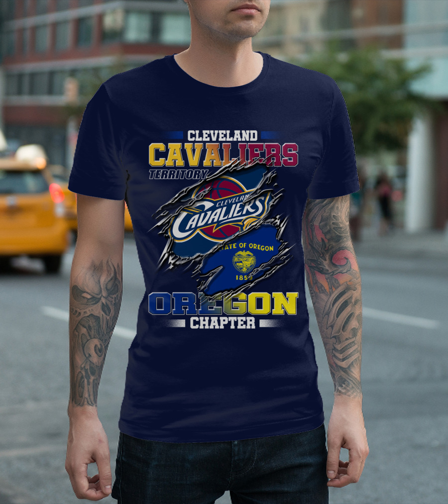 Cleveland Cavaliers Territory Oregon Chapter State of Oregon 1859 T-Shirt
