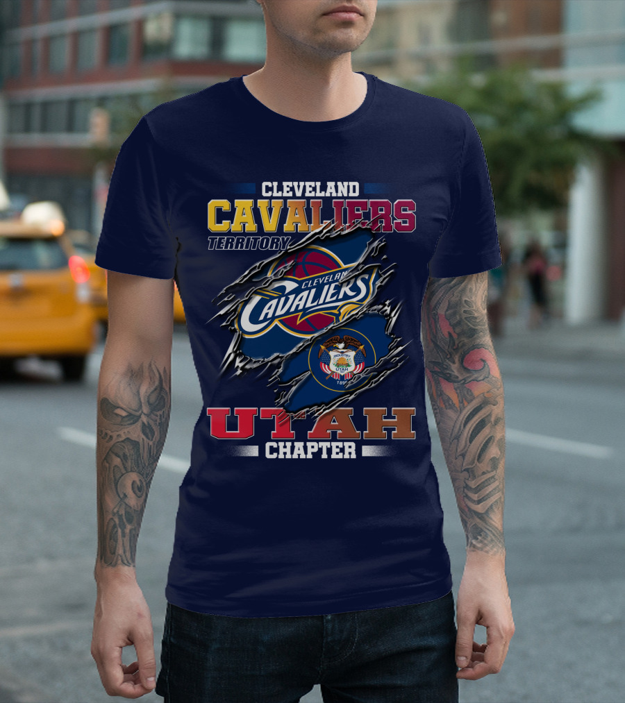 Cleveland Cavaliers Territory Utah Chapter NBA Fans 1896 T-Shirt