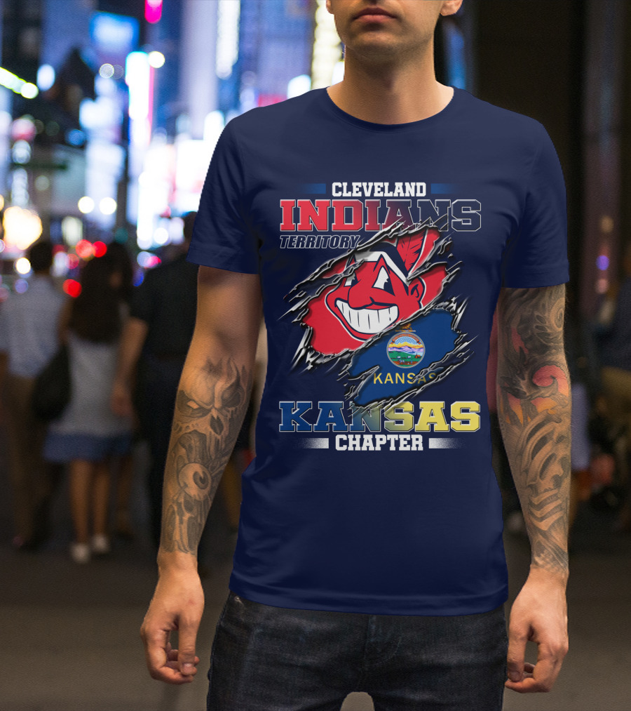 Cleveland Indians Territory Kansas Chapter T-Shirt