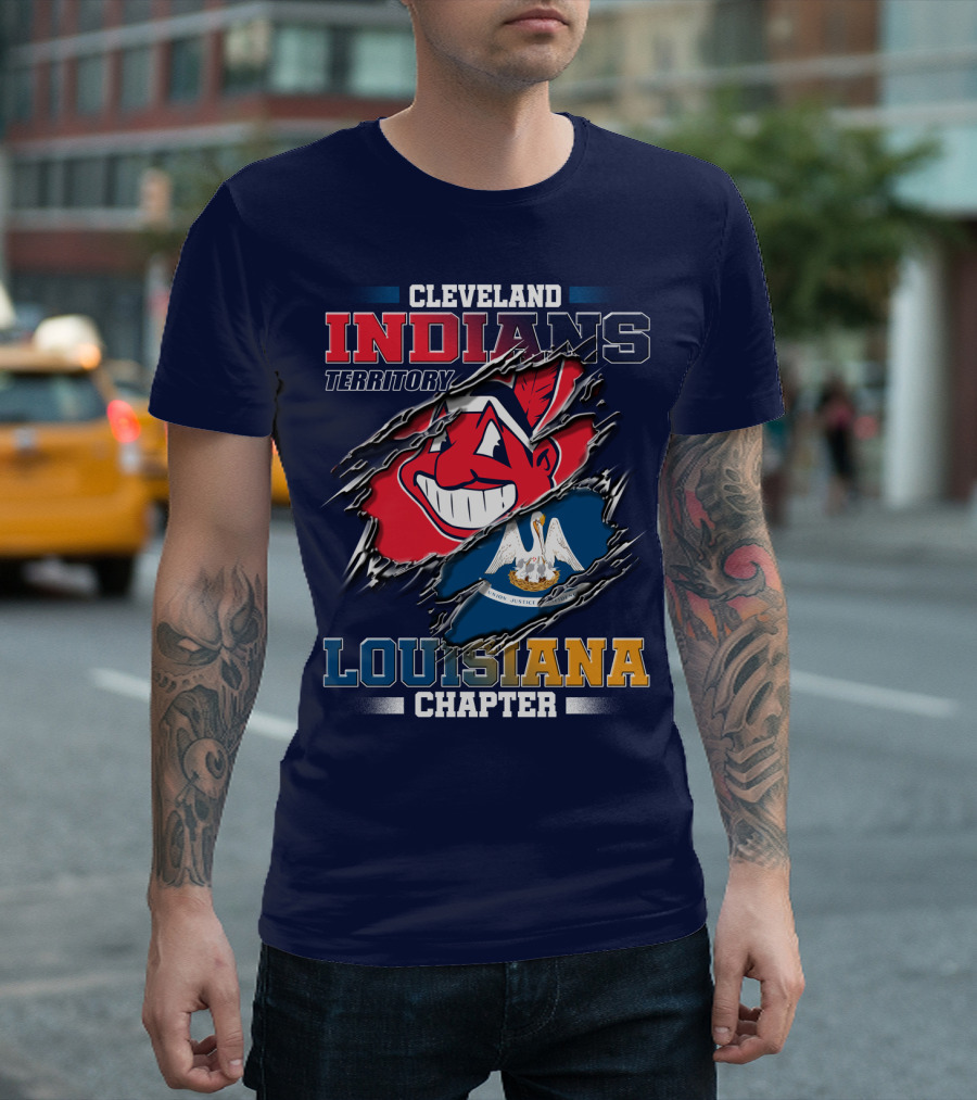 Cleveland Indians Territory Louisiana Chapter T-Shirt
