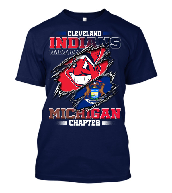 Cleveland Indians Territory Michigan Chapter T-Shirt