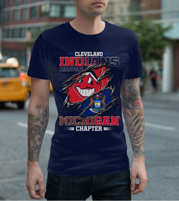 Cleveland Indians Territory Michigan Chapter T-Shirt