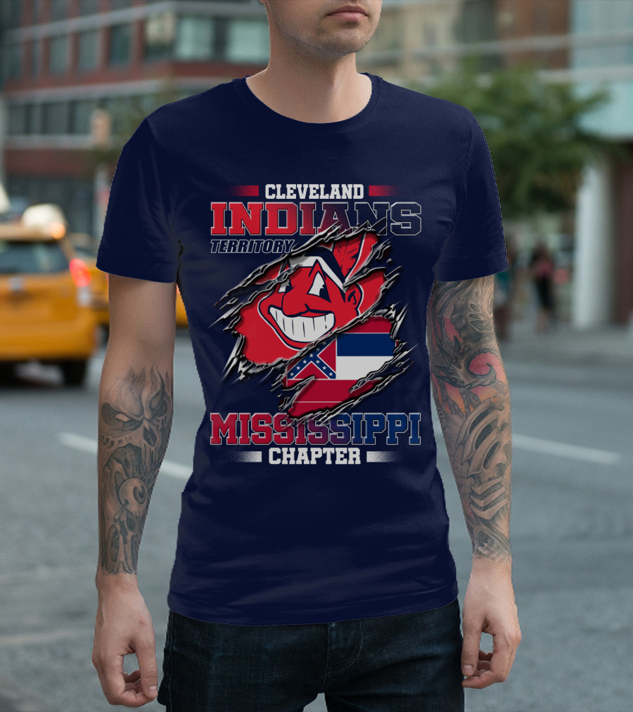Cleveland Indians Territory Mississippi Chapter T-Shirt