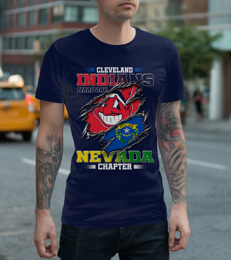 Cleveland Indians Territory Nevada Chapter Little Born T-Shirt
