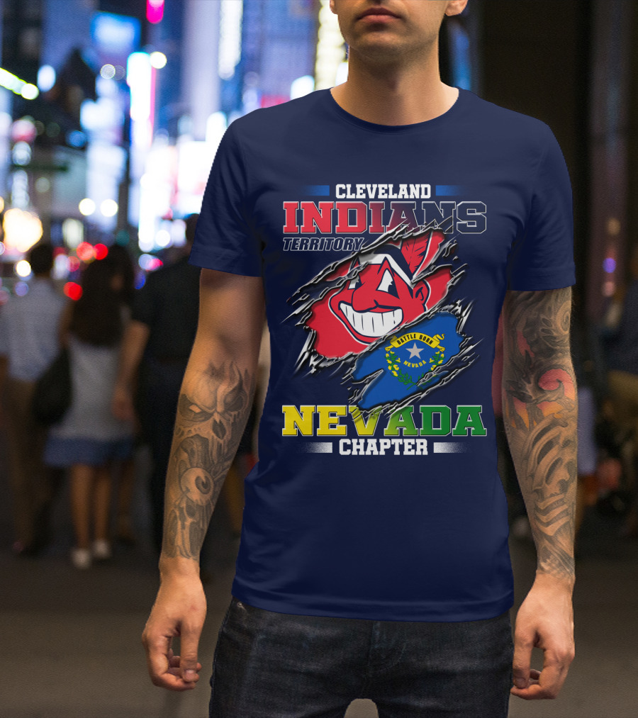 Cleveland Indians Territory Nevada Chapter Little Born T-Shirt