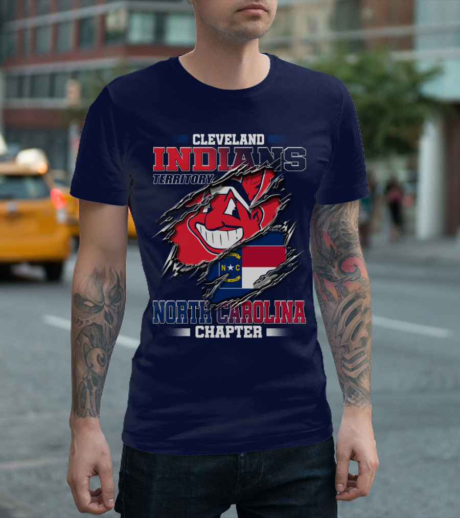 Cleveland Indians Territory North Carolina Chapter T-Shirt