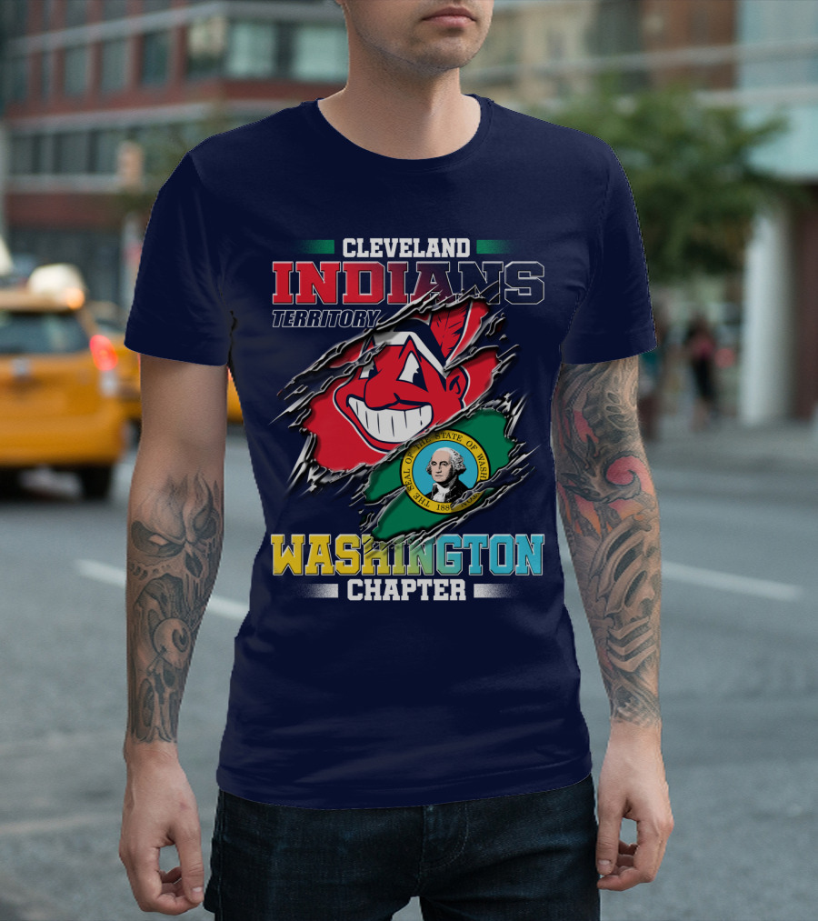 Cleveland Indians Territory Washington Chapter T-Shirt