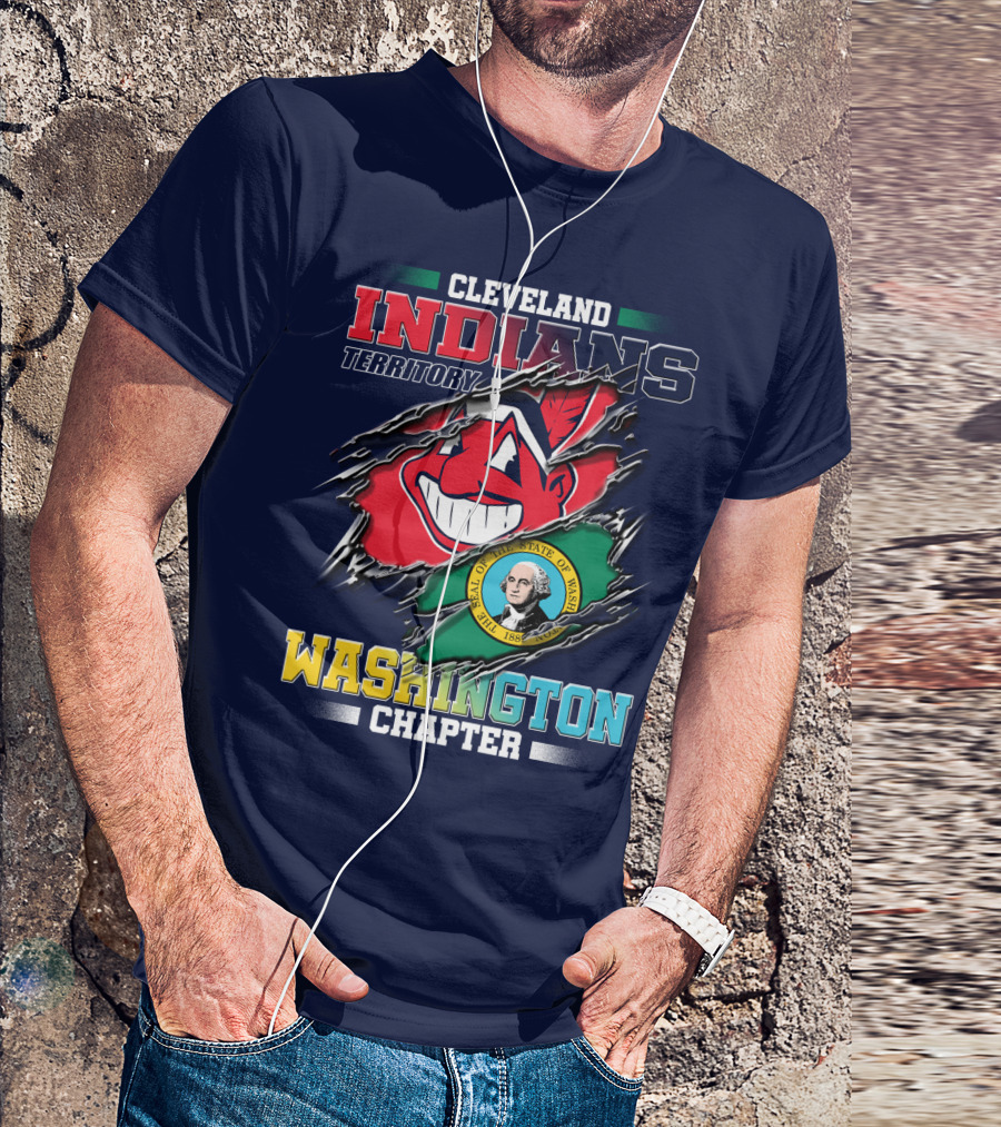 Cleveland Indians Territory Washington Chapter T-Shirt