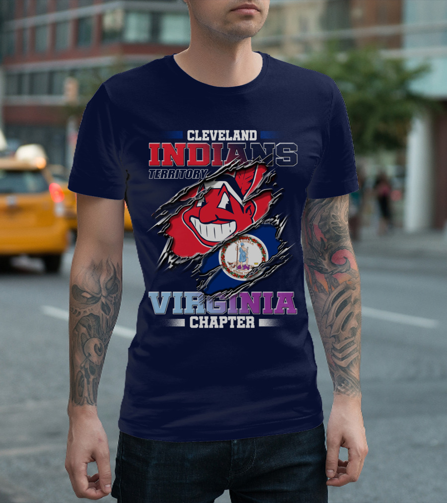 Cleveland Indians Territory Virginia Chapter T-Shirt