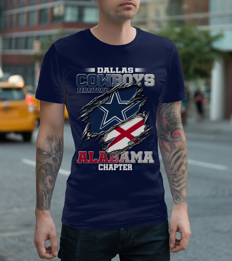 Dallas Cowboys Territory Alabama Chapter T-Shirt