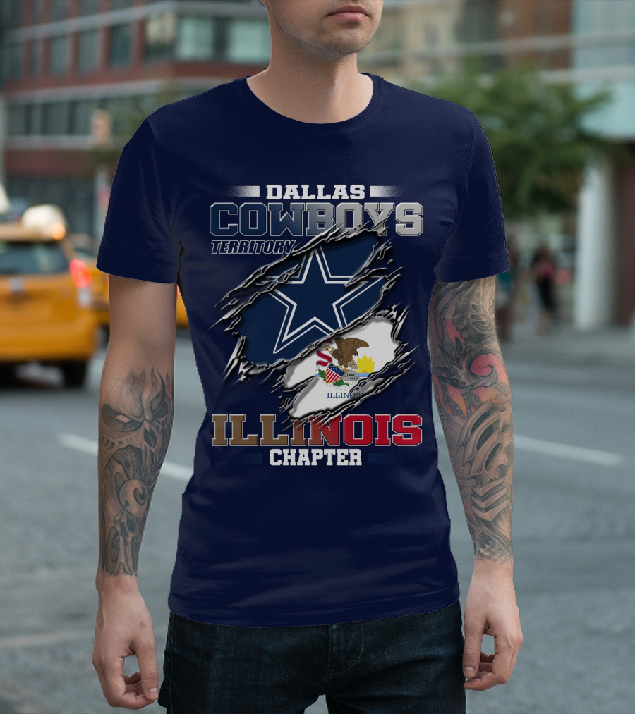 Dallas Cowboys Territory Illinois Chapter T-Shirt