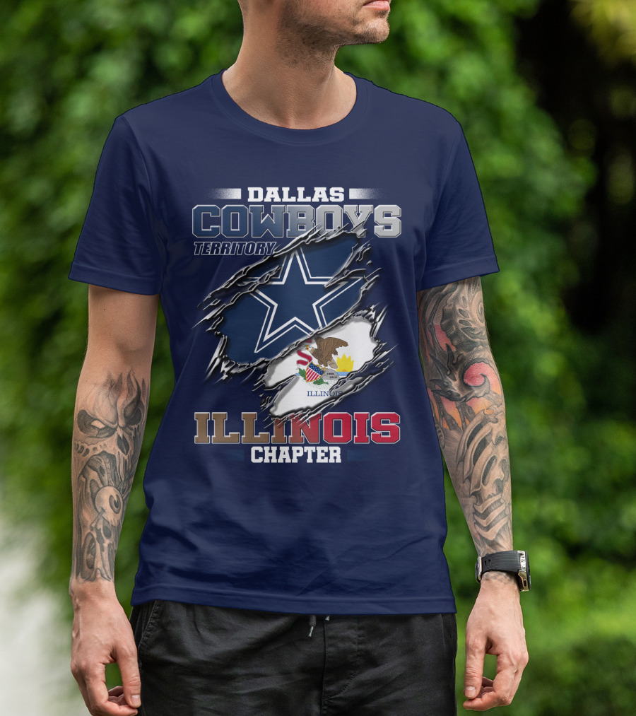 Dallas Cowboys Territory Illinois Chapter T-Shirt