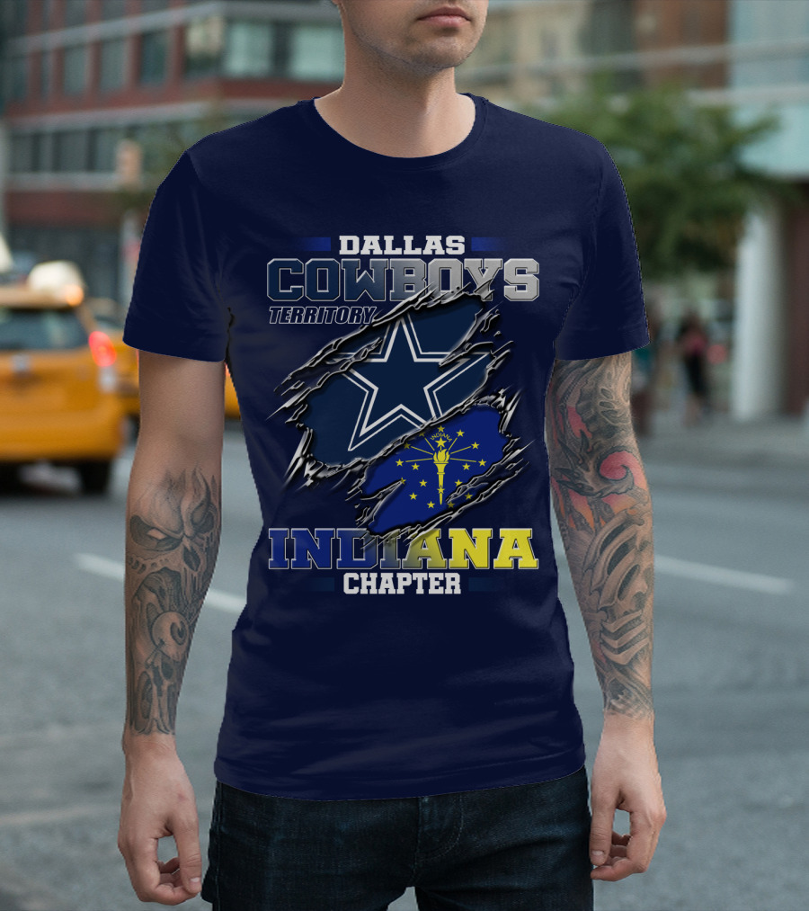 Dallas Cowboys Territory Indiana Chapter T-Shirt